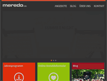 Tablet Screenshot of meredo.de